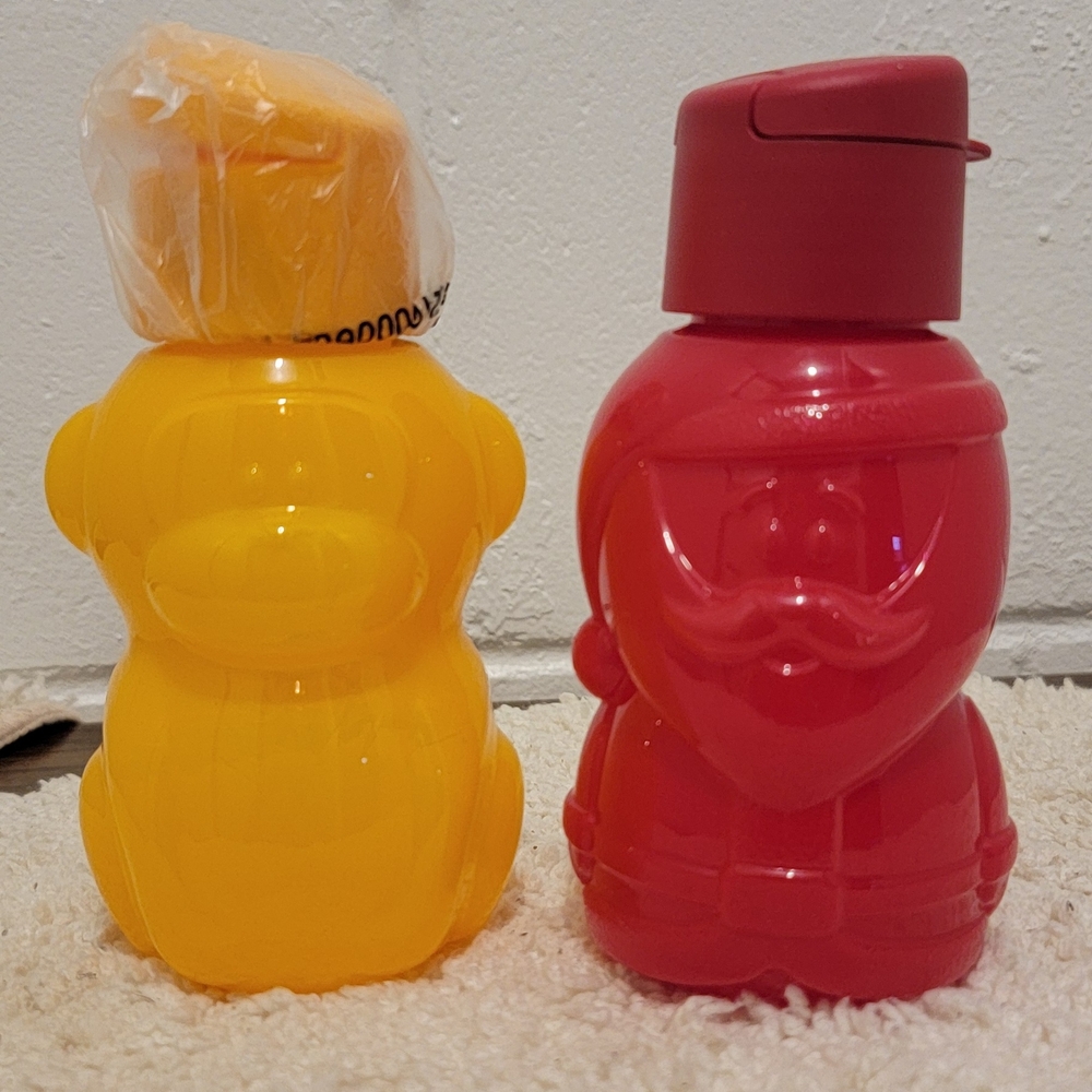 Tupperware Kids Bottle Duo - Red and Yellow